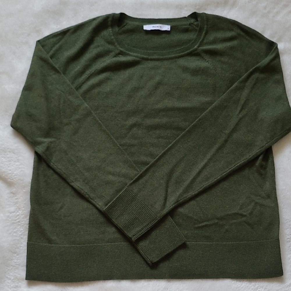 Ricki's Olive Knit Top